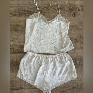 2 piece Victorias Secret sleep set - top is size small, bottoms are medium
